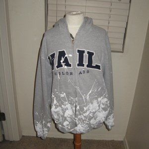 Vail Full Zip Hoodie w/Paint Splatter